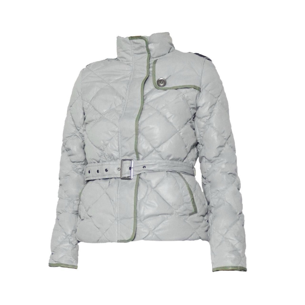Quilted Feather Down Puffer Jacket